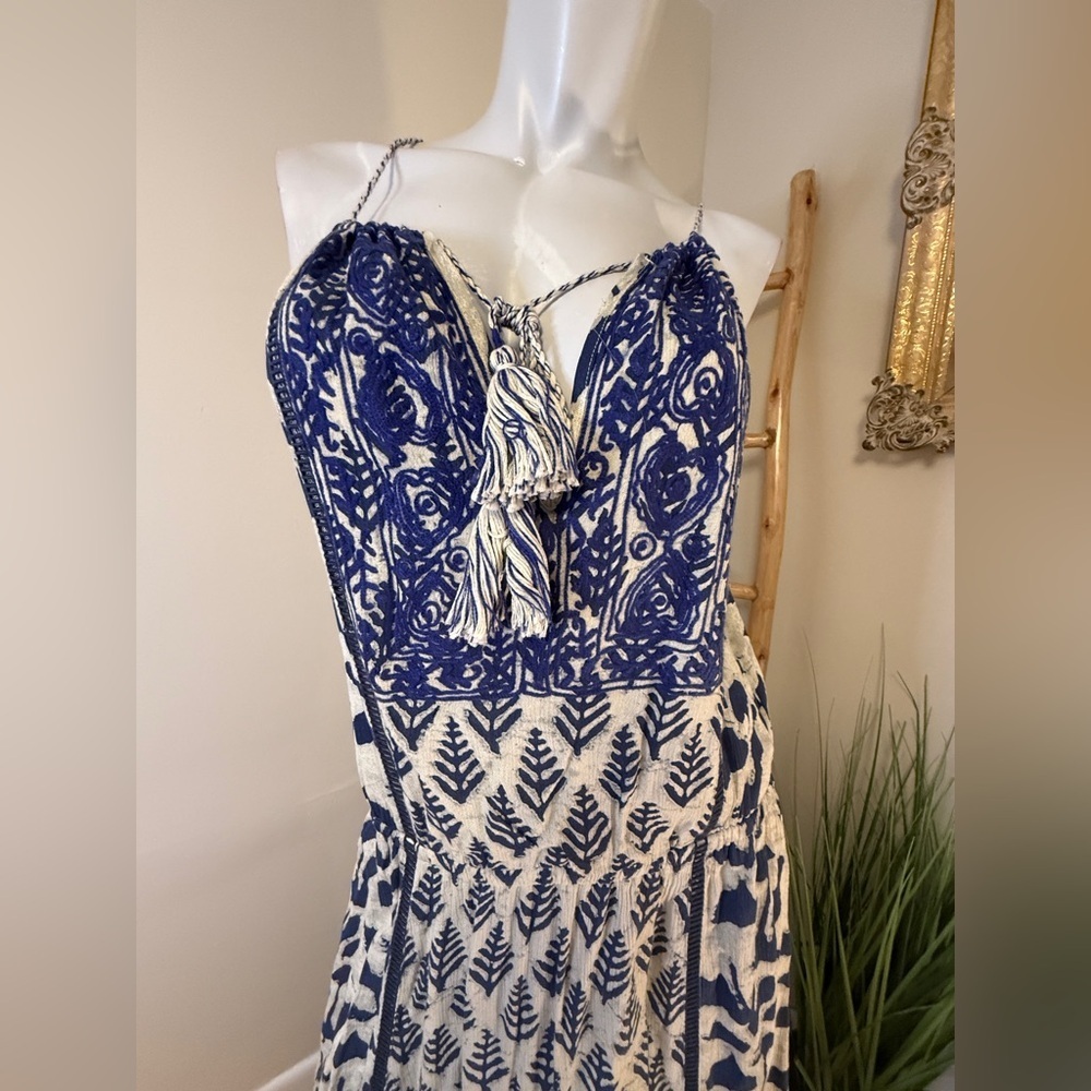 Anthropologie Boho Feminine Southwestern Festival Love Sam Soledad Maxi Dress - Picture 5 of 12